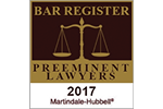 Bar Register - Preeminent Lawyer 2017